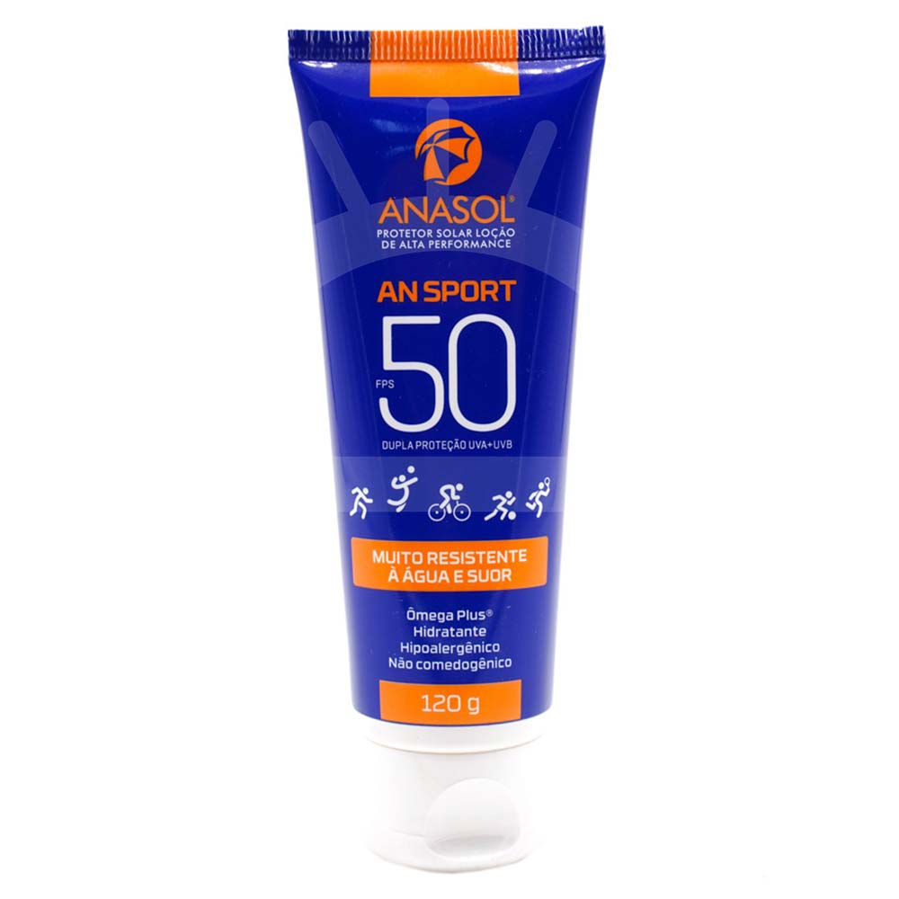 Protetor Solar Corporal Anasol Loção An Sport Fps 50 120g
