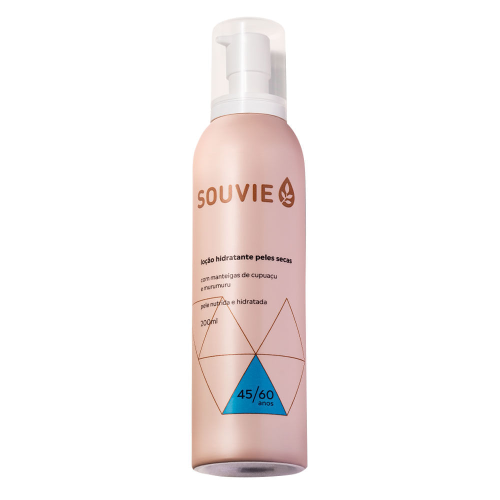 Loção Hidratante 45/60 Souvie Peles Secas 200ml