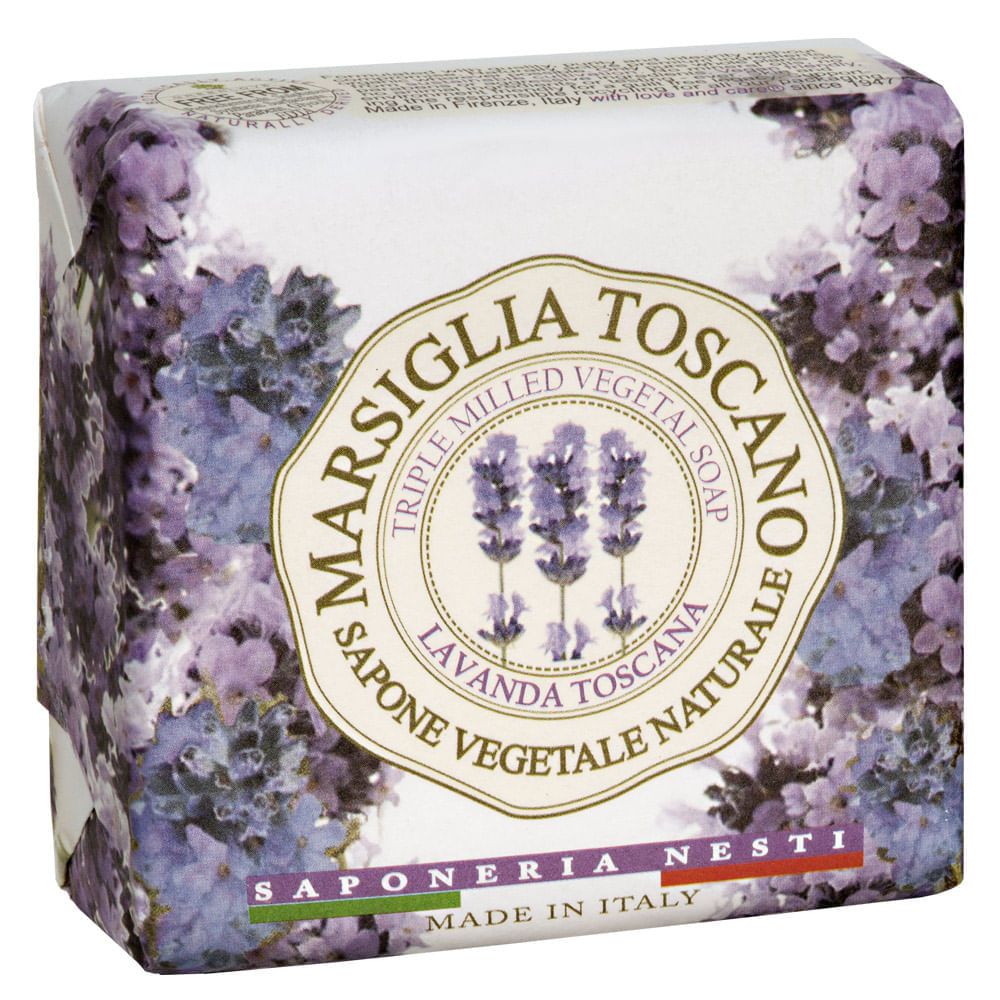 Marsiglia Toscano Lavanda Toscana Nesti Dante Sabonete em Barra 200g