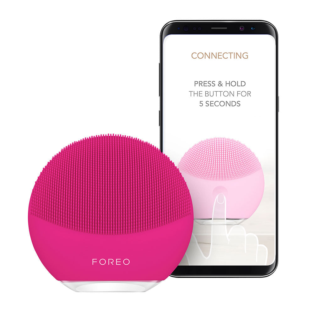 Escova de Limpeza Facial Foreo Luna Mini 3 Fuchsia 1 Un