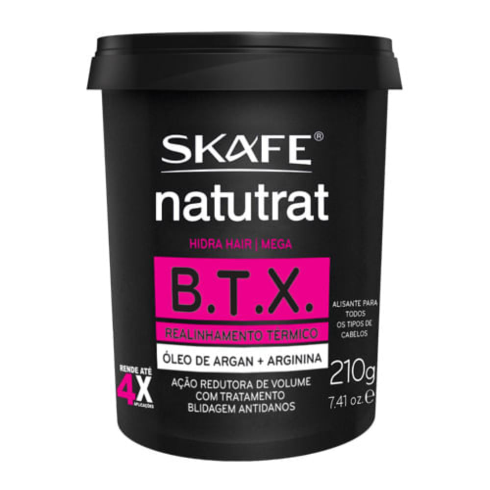 Alisante para os Cabelos Skafe BTX Mega Natutrat 210g
