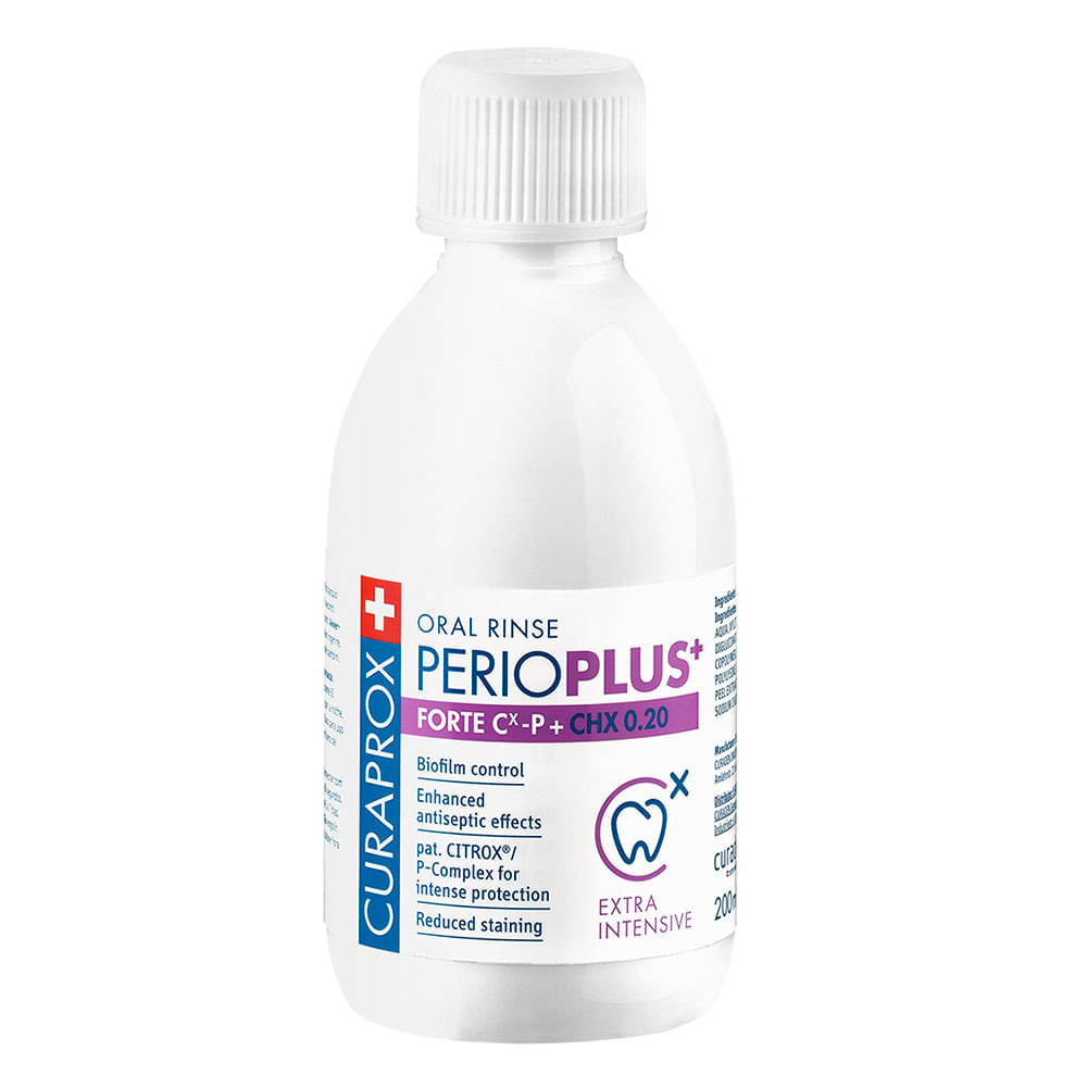 Enxaguatório Bucal Curaprox Perio Plus+ Forte 200ml
