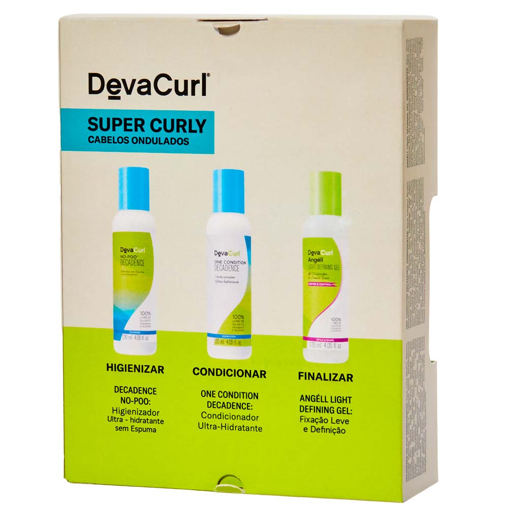Deva Curl Decadence Kit Shampoo + Condicionador + Gel