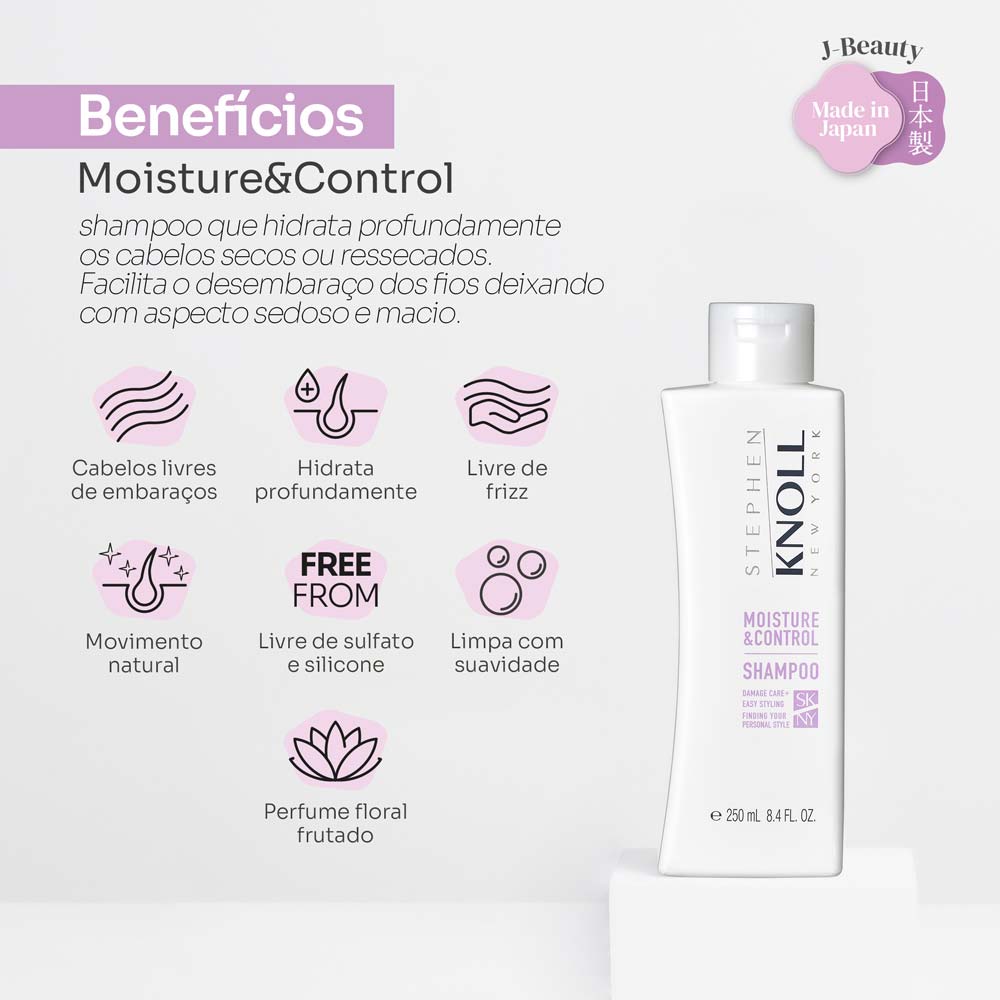 Stephen Knoll Moisture & Control Shampoo 250ml