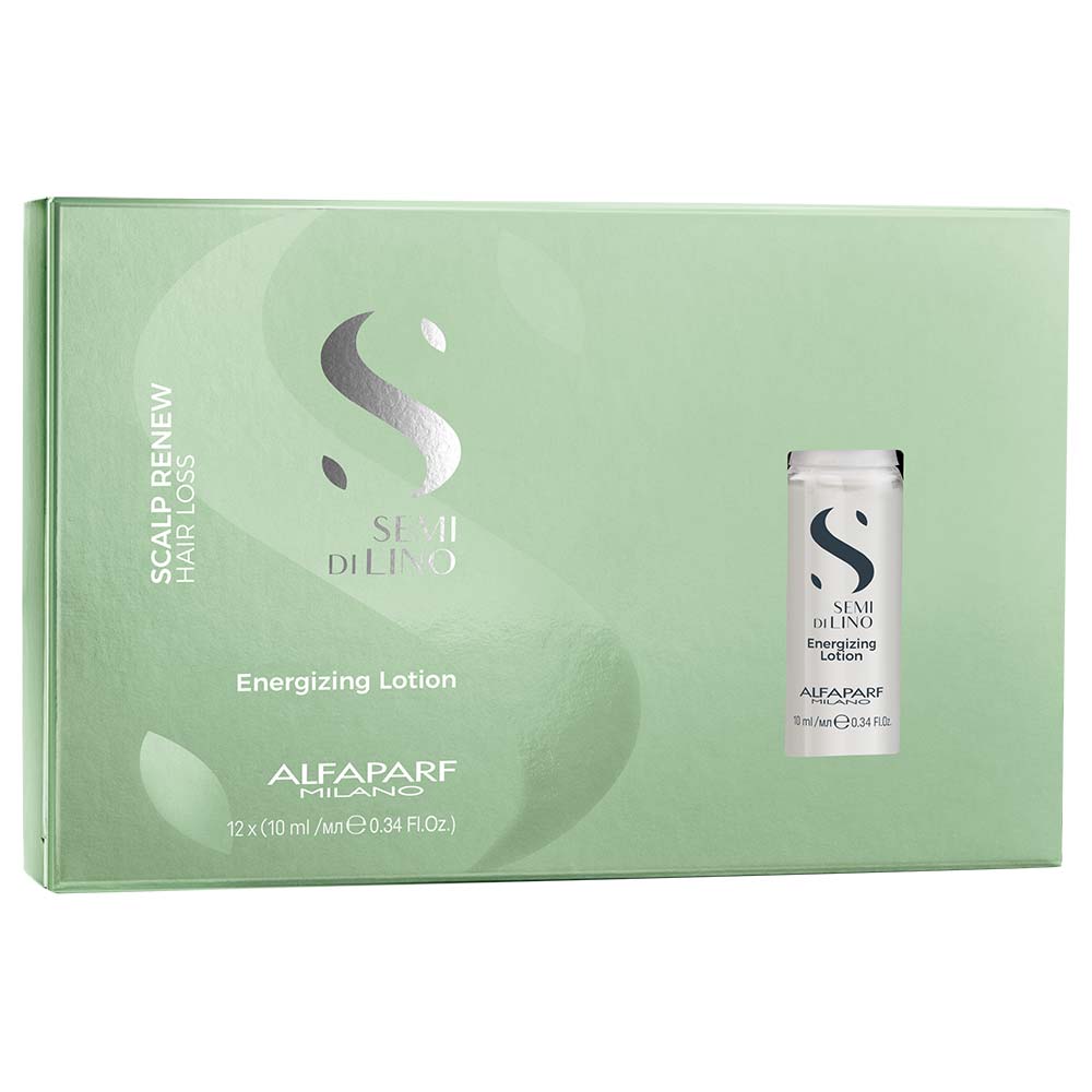 Alfaparf Semi Di Lino Scalp Renew Energizing – Ampola De Tratamento 12x10ml