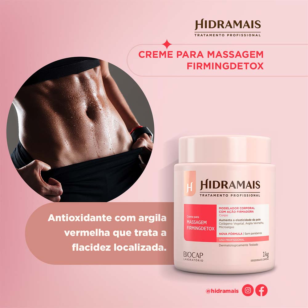 Creme de Massagem Hidramais FirmingDetox 1Kg