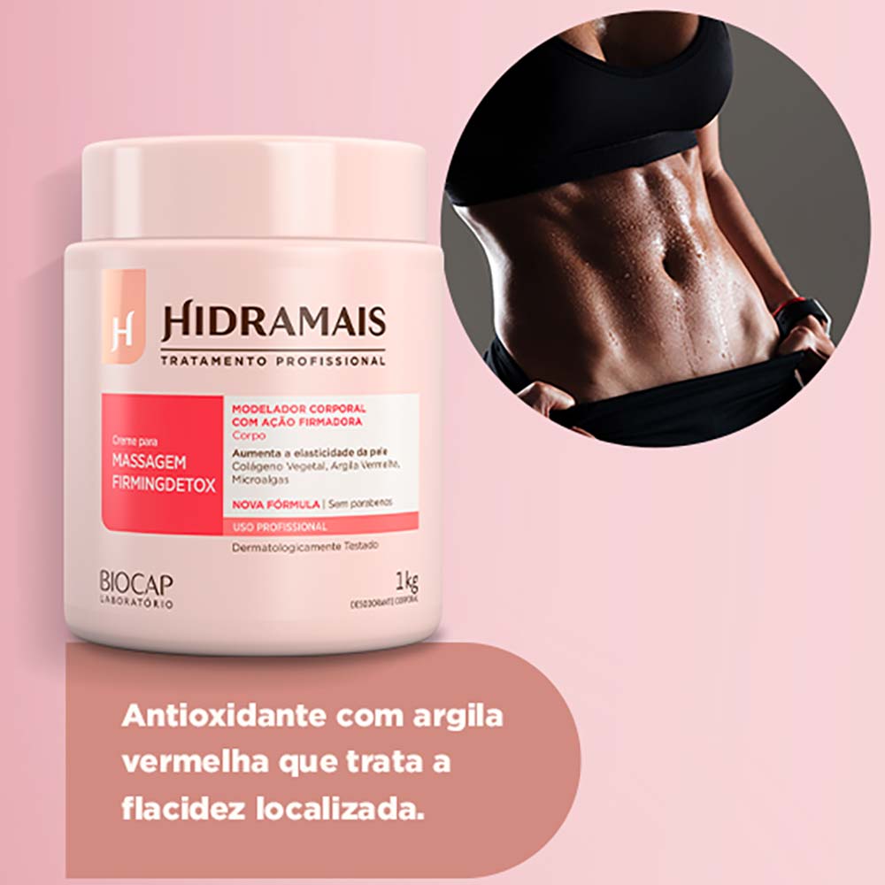 Creme de Massagem Hidramais FirmingDetox 1Kg