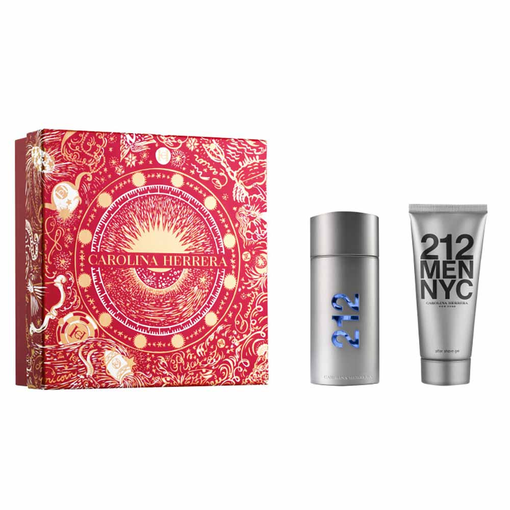 Carolina Herrera 212 Men Nyc Perfume Masculino Coffret Edt Pós Barba Gel