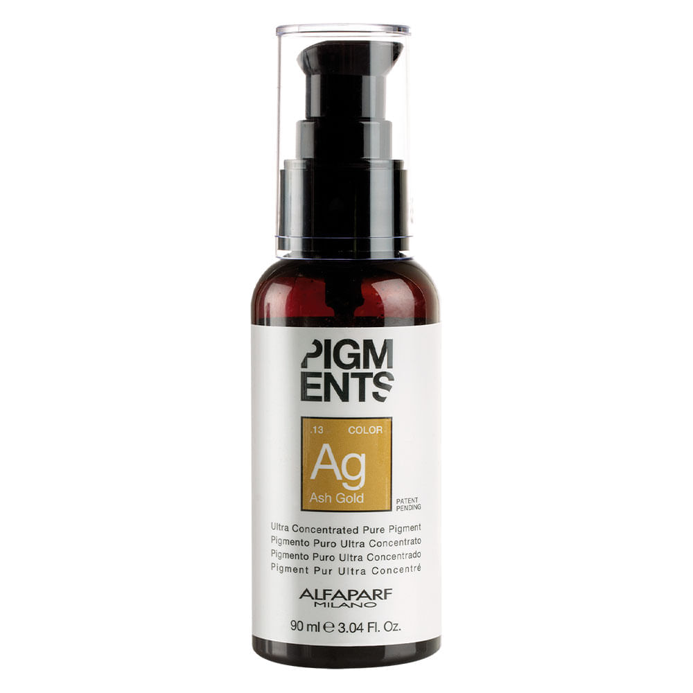 Pigmento Concentrado Alfaparf Pigments Pure – Ash Gold 90ml