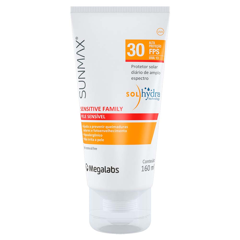 Sensitive FPS30 Sunmax Protetor Solar 160ml