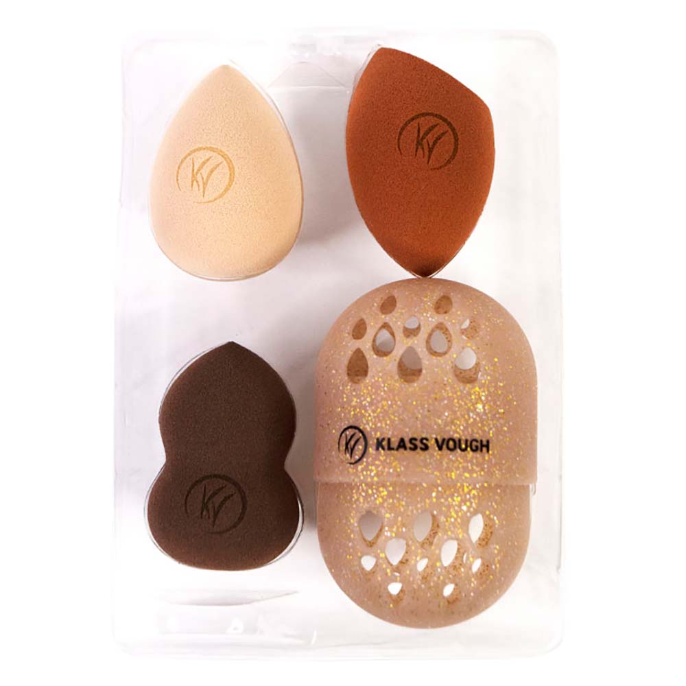 Klass Vough Kit Skin Shades – Trio de Esponjas + Porta Esponjas