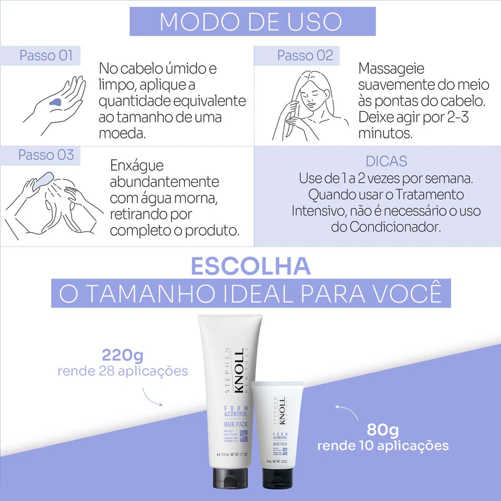 Stephen Knoll FORM & CONTROL HAIR PACK TRAT INTENSIVO 214ml