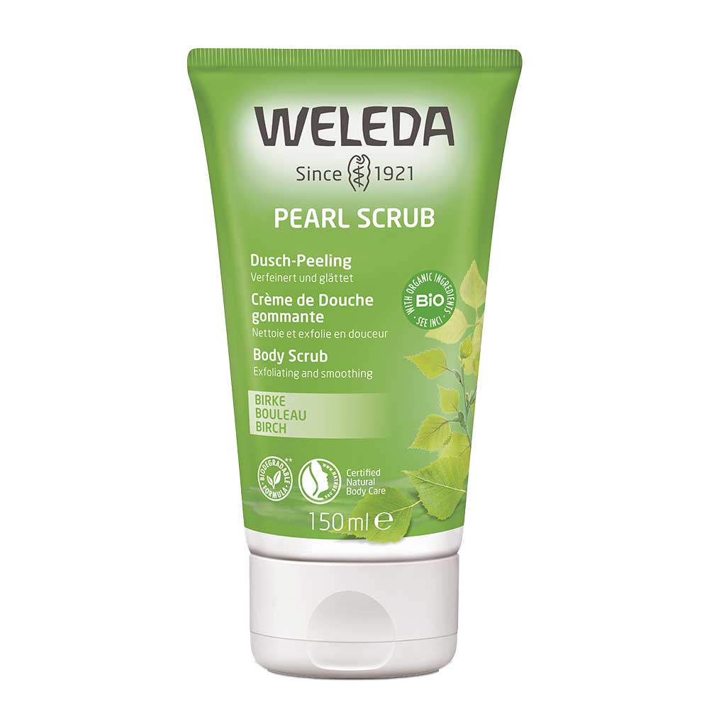 Esfoliante Cremoso de Bétula para o Banho Weleda Esfoliante Corporal 150ml