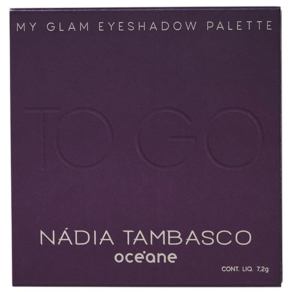 Paleta de Sombras Nádia Tabasco By Océane To Go – My Glam 1Un