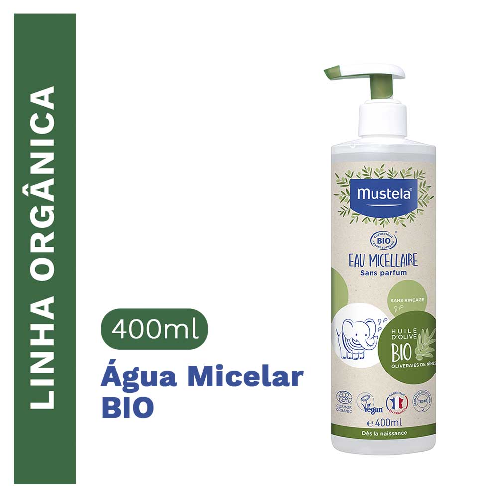 Água Micelar Mustela BIO 400ml