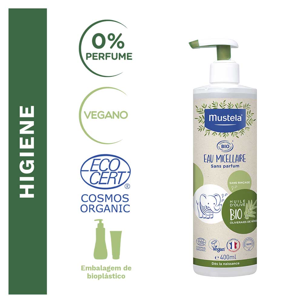 Água Micelar Mustela BIO 400ml