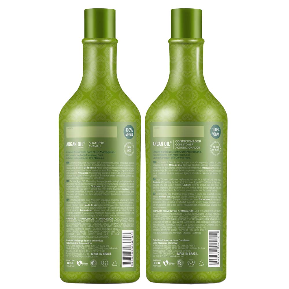 Kit Shampoo + Condicionador Inoar Argan Oil