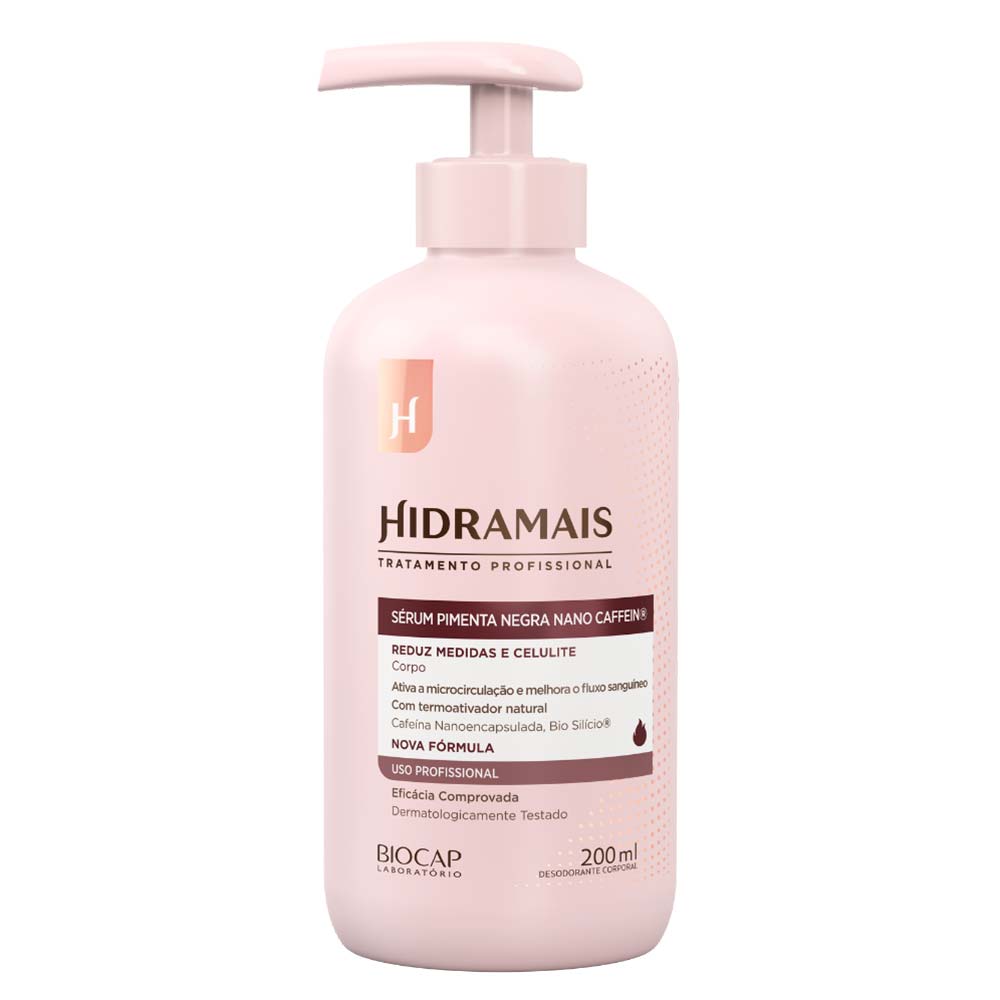 Sérum Para Massagem Hidramais Pimenta Negra Nano Caffein 200ml