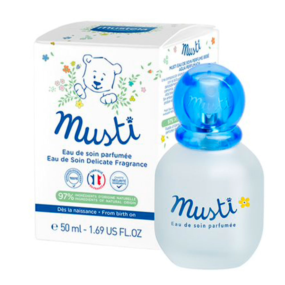 Musti Perfume Suave Mustela Colônia Infantil 50ml