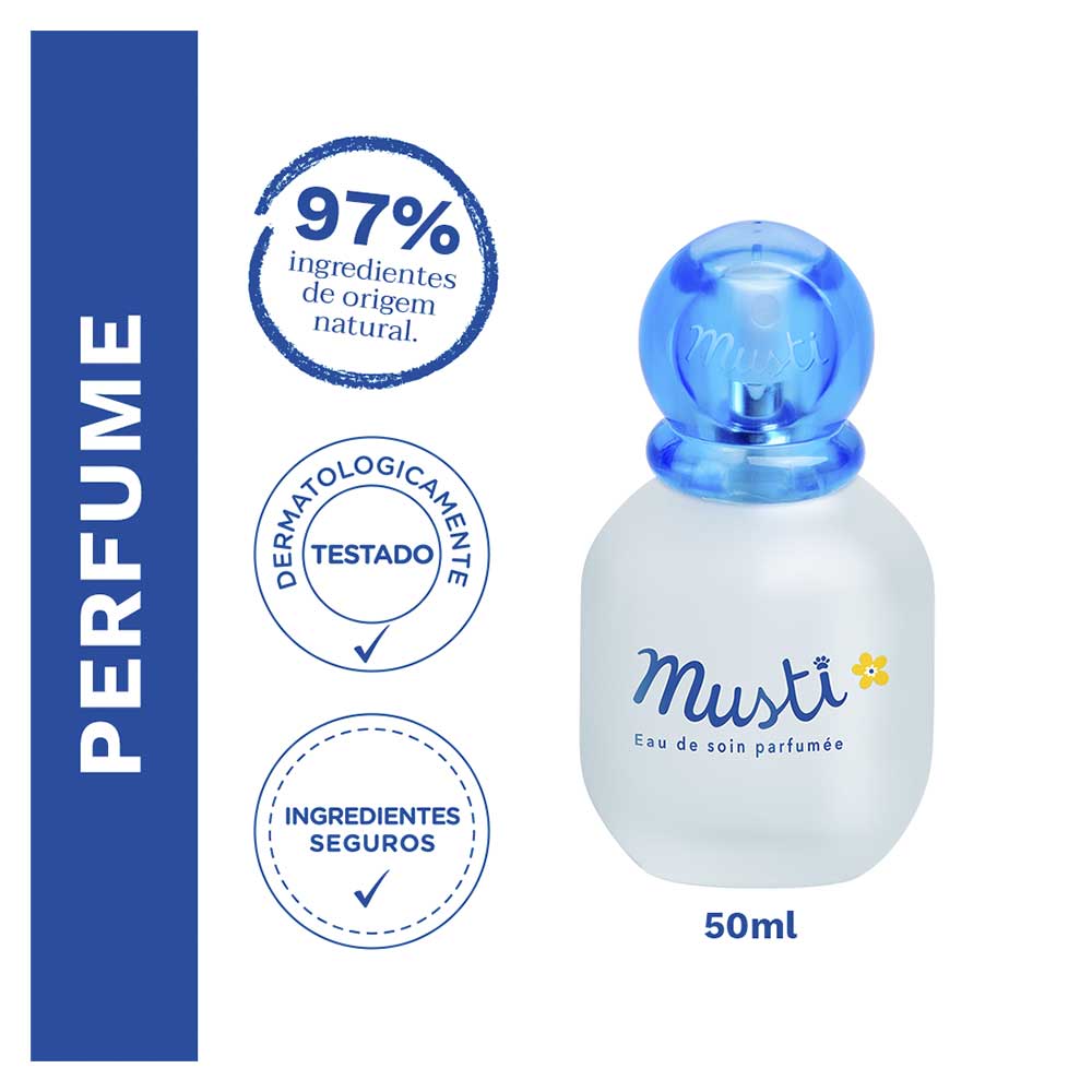 Musti Perfume Suave Mustela Colônia Infantil 50ml