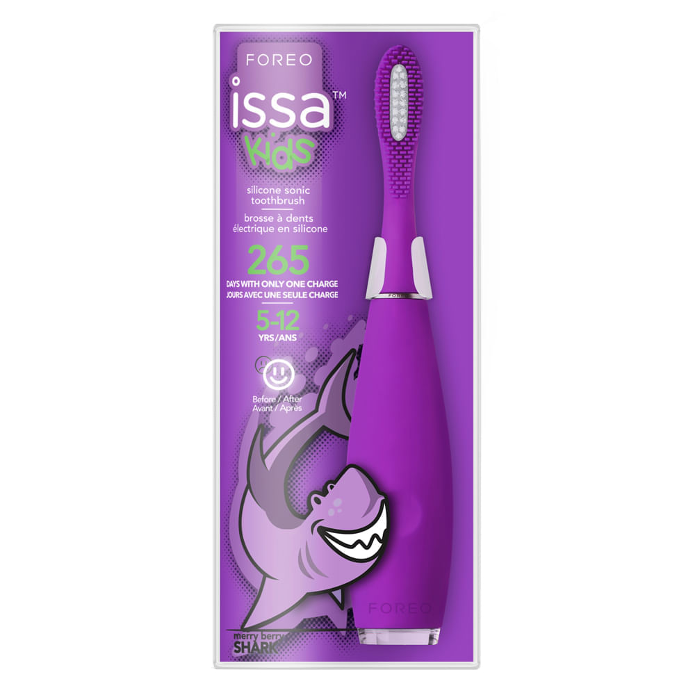 Escova de Dentes Sônica Foreo ISSA Kids Merry Berry Shark