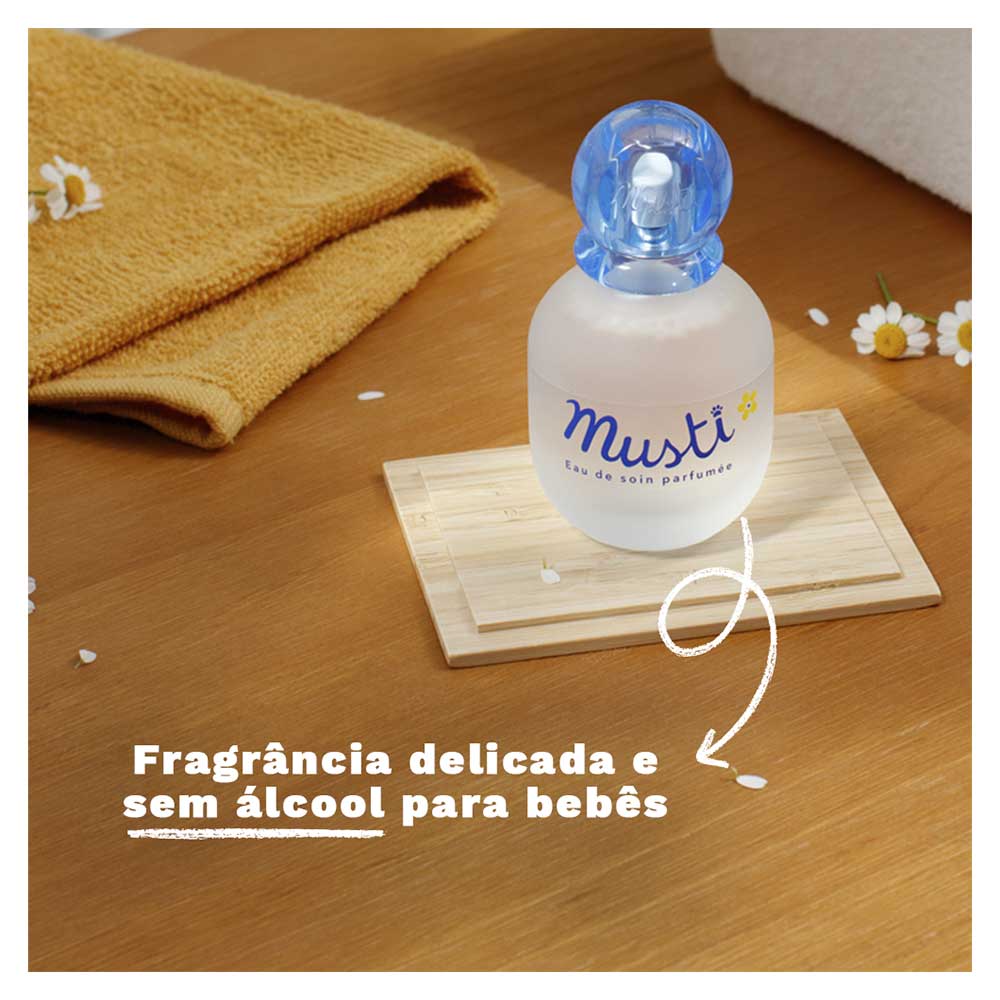 Musti Perfume Suave Mustela Colônia Infantil 50ml