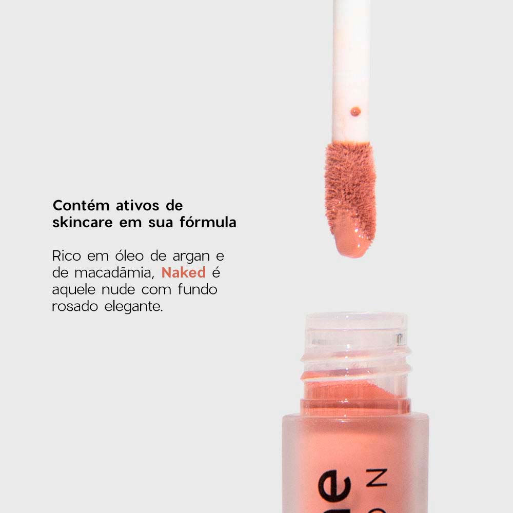 Batom Líquido Oceane Edition Mini Color My Lips Nude