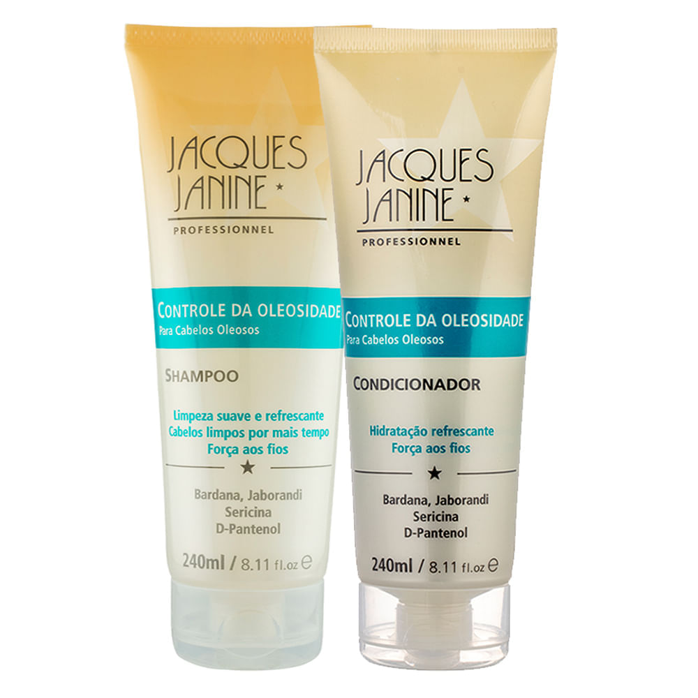 Jacques Janine Controle da Oleosidade  Kit Shampoo + Condicionador