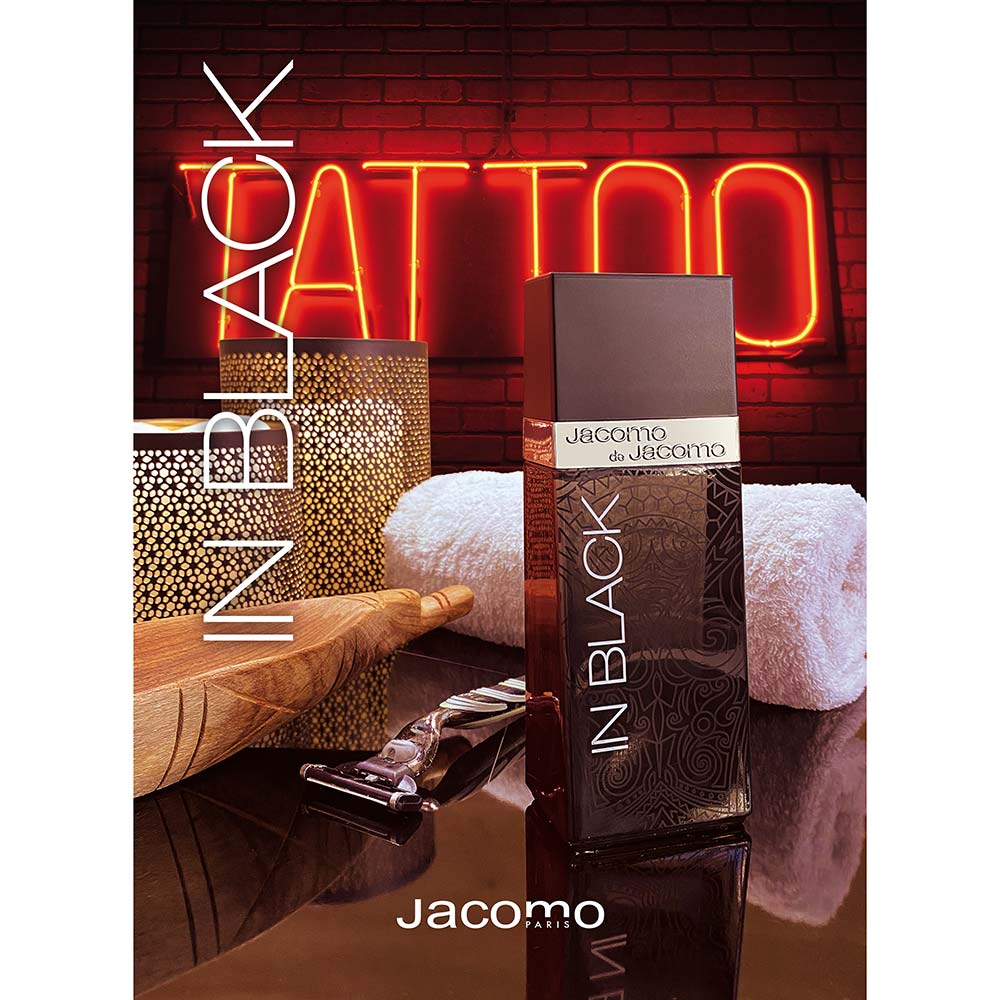 Jacomo De Jacomo in Black Jacomo Perfume Masculino Eau de Toilette 100ml