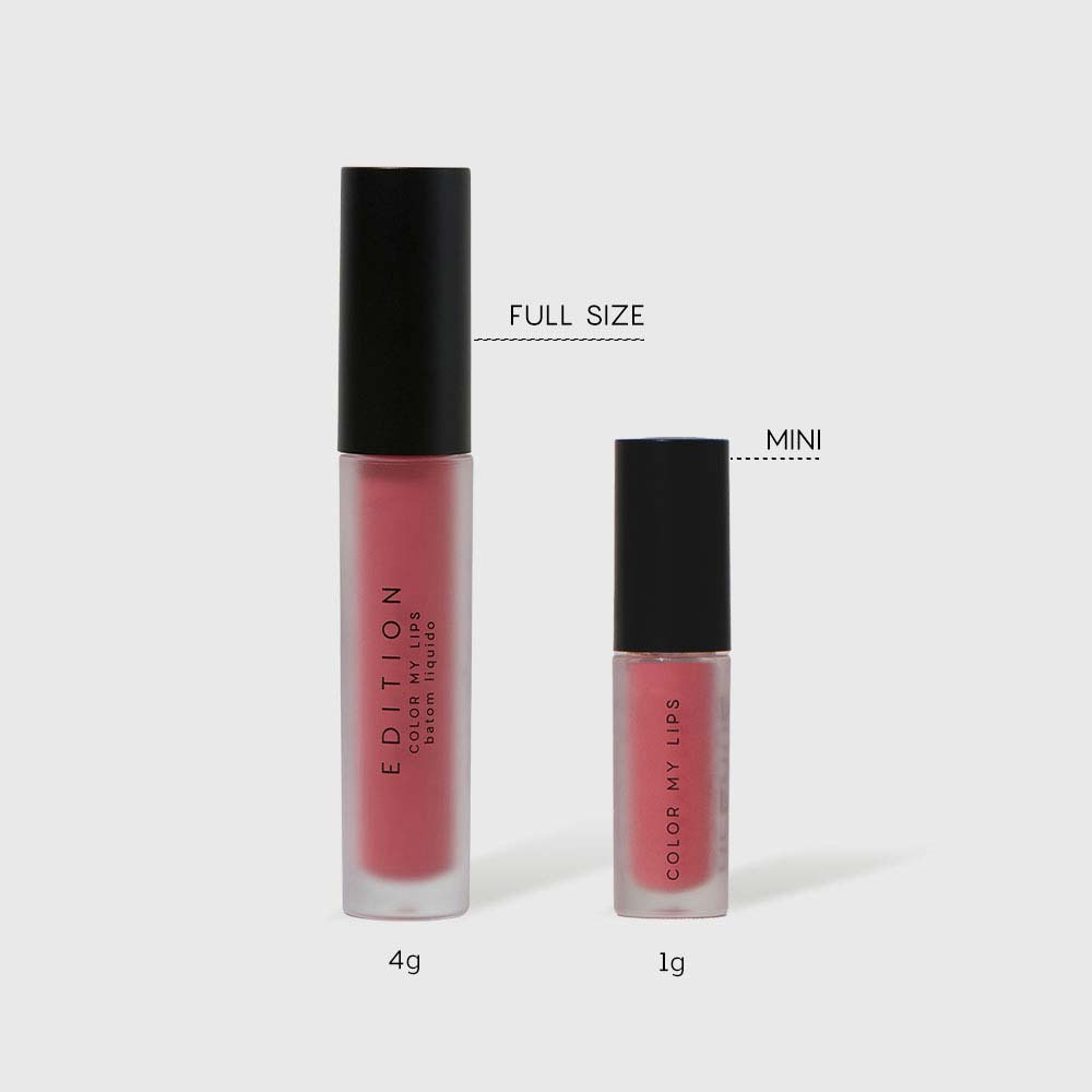 Batom Líquido Oceane Edition Mini Color My Lips Rosa