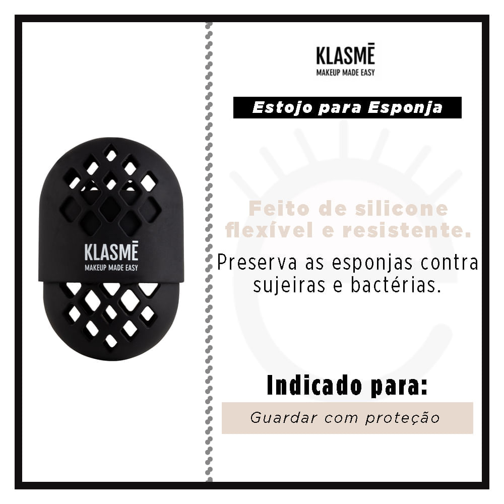 Estojo para Esponja Klasmé – Make Up Sponge Case 1Un