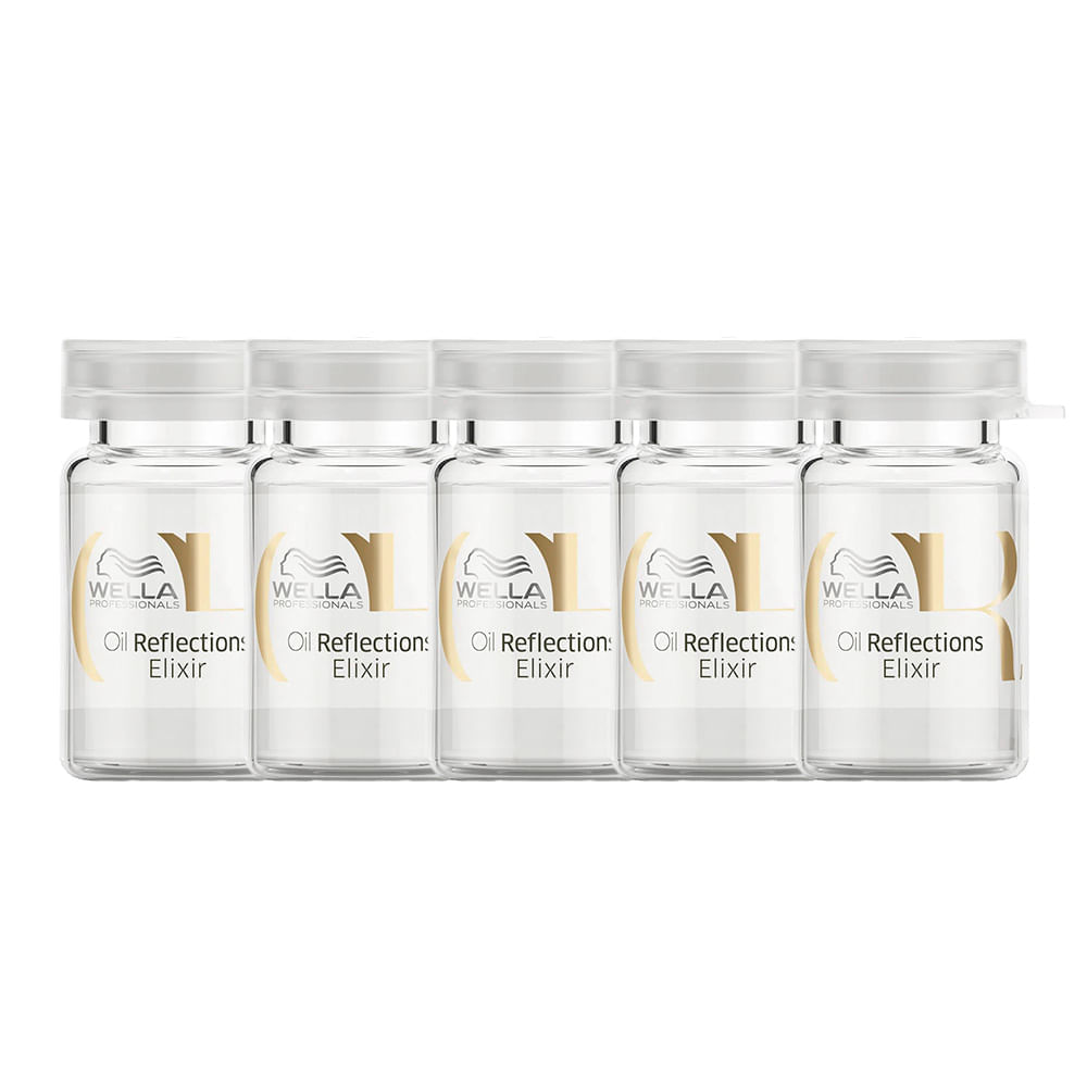 Wella Professionals Oil Reflections Kit com 5 Ampolas de Tratamento