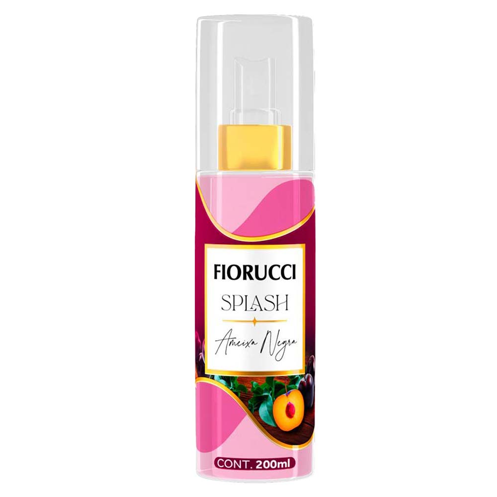 Body Splash Fiorucci Ameixa Negra Perfume Corporal 200ml