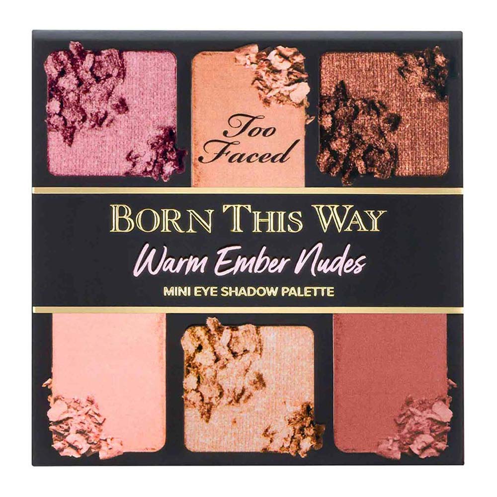 Mini Paleta de Sombras Too Faced Born This Way Warm Ember Nudes
