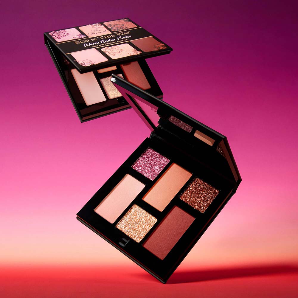 Mini Paleta de Sombras Too Faced Born This Way Warm Ember Nudes