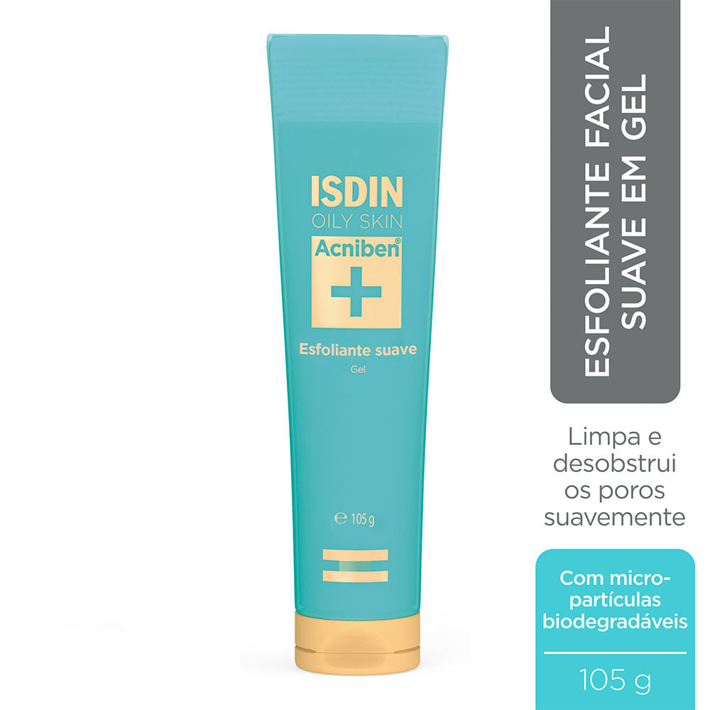 Gel Facial Esfoliante Com Micropatículas de Celulose Acniben 105g