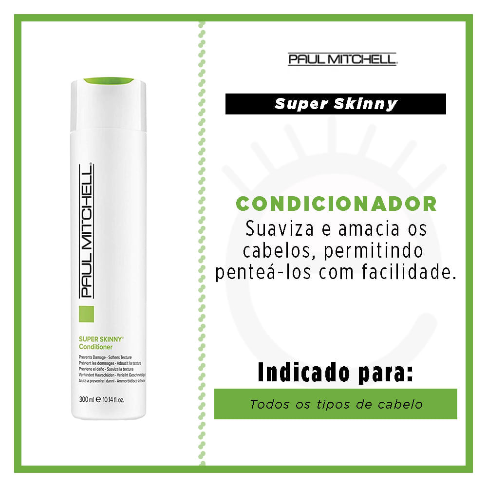 Paul Mitchell Smoothing Super Skinny Daily Treatment Condicionador Disciplinador 300ml