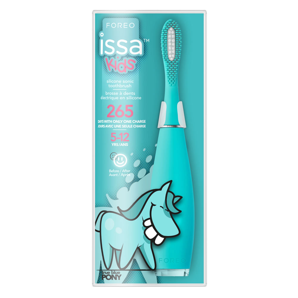 Escova de Dentes Sônica Foreo ISSA Kids True Blue Pony
