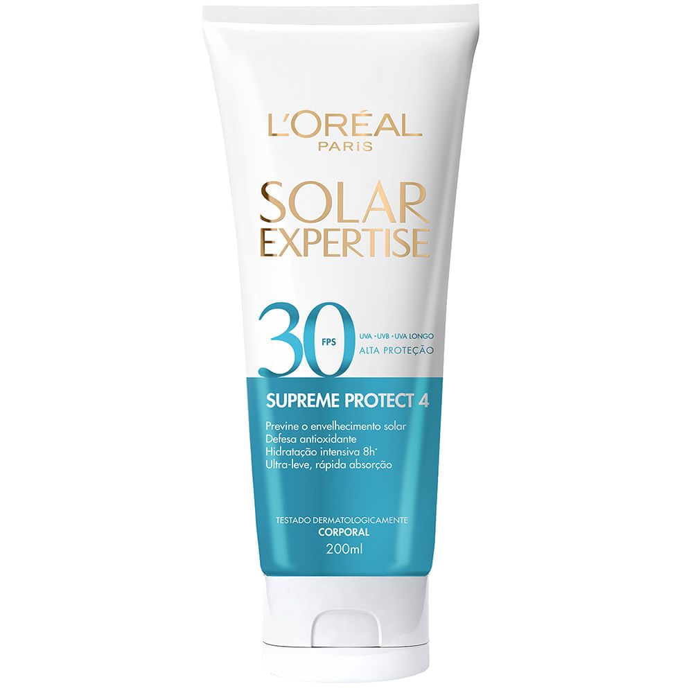 Protetor Solar Corporal L'Oréal Paris Solar Expertise Supreme Protect 4 FPS30 200ml