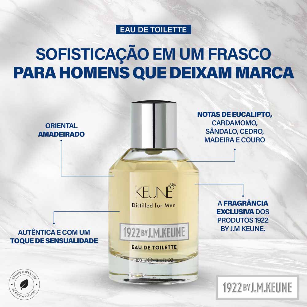 1922 By J.M. Keune Perfume Masculino EDT 100ml