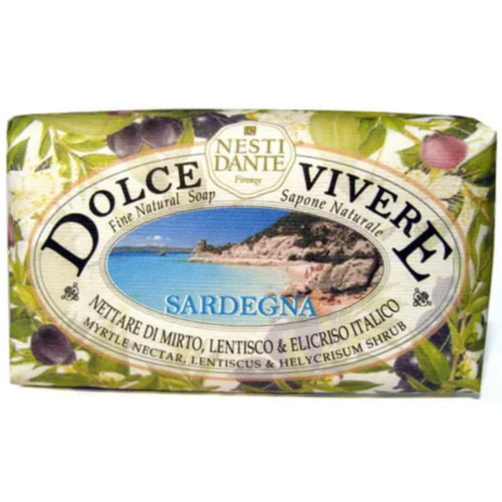 Dolce Vivere Sardegna Nesti Dante Sabonete Perfumado em Barra 250g