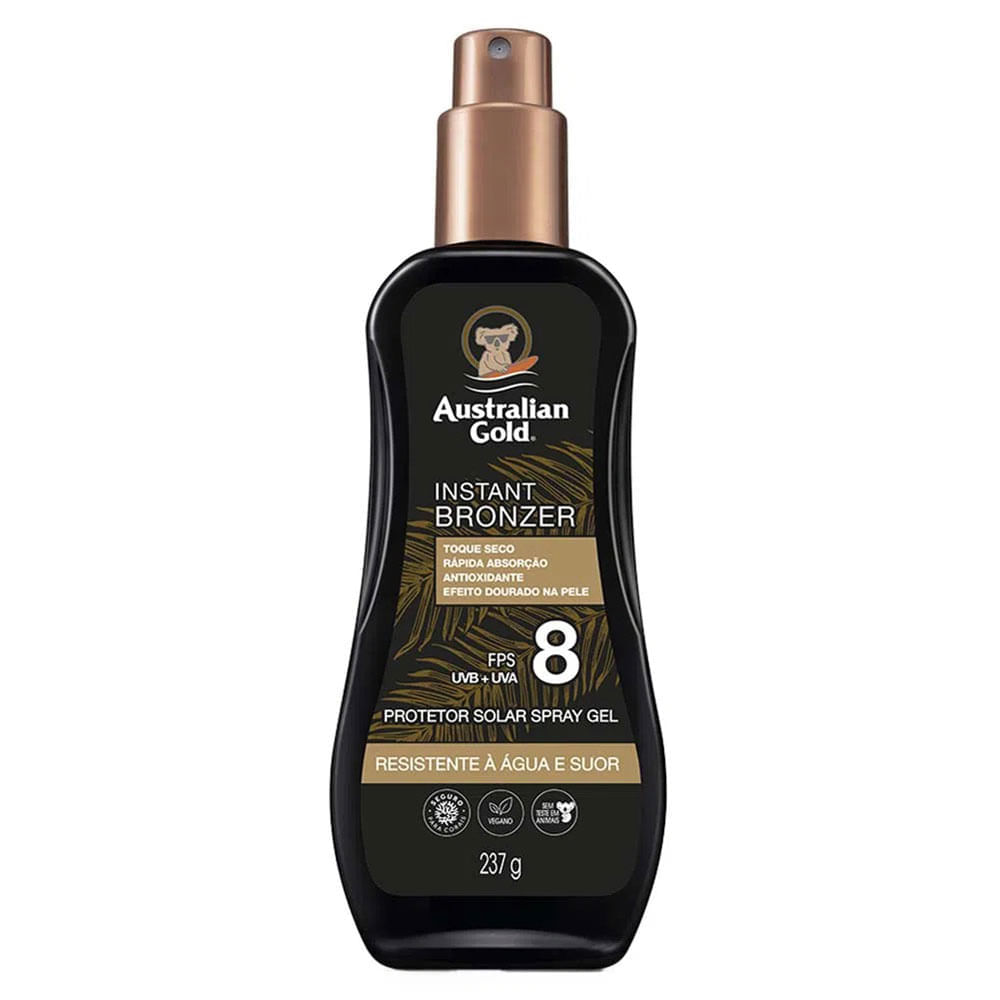 Australian Gold Instant Bronzer Kit Com 2 Protetores FPS 8