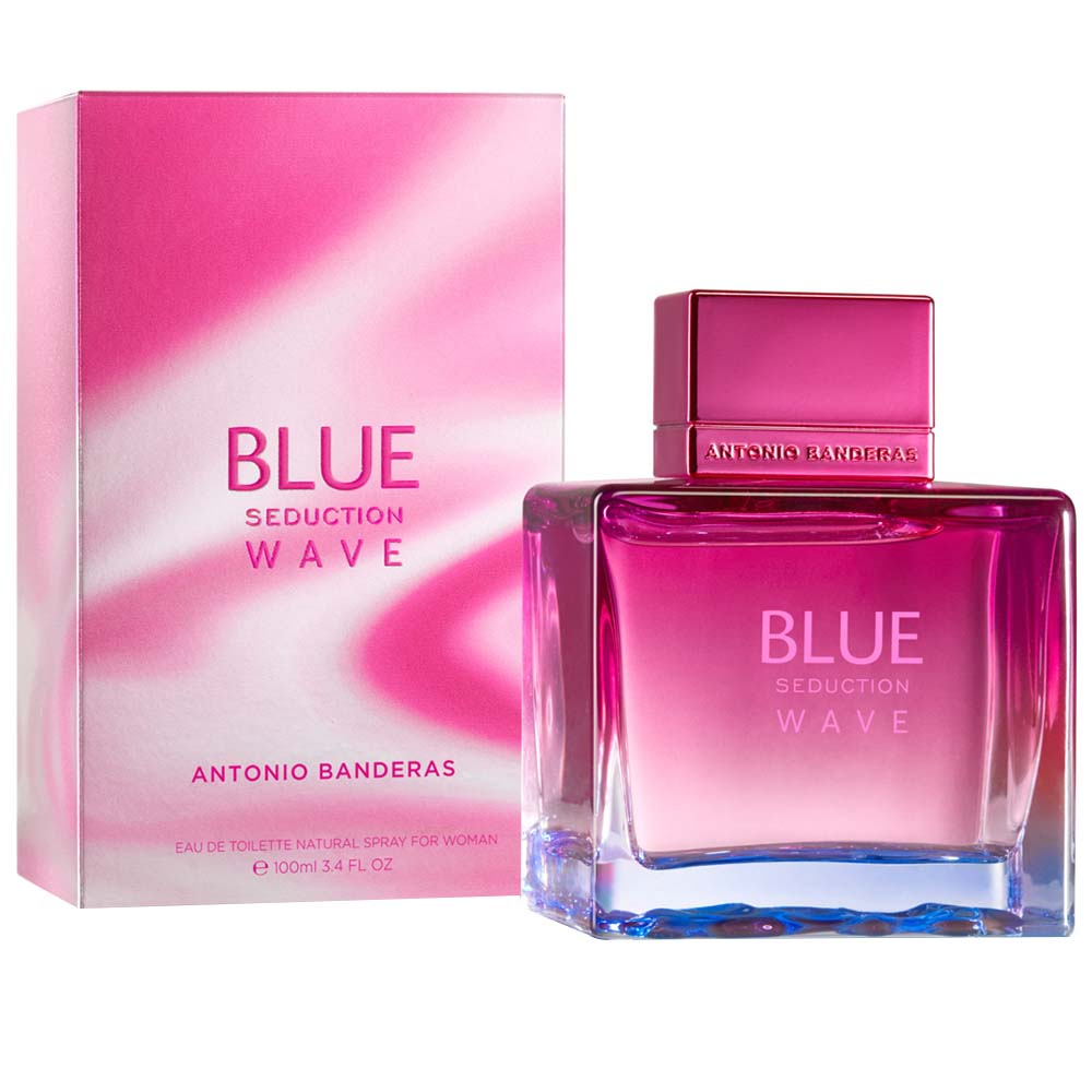 Blue Seduction Wave Banderas – Perfume Feminino – Eau de Toilette 100ml