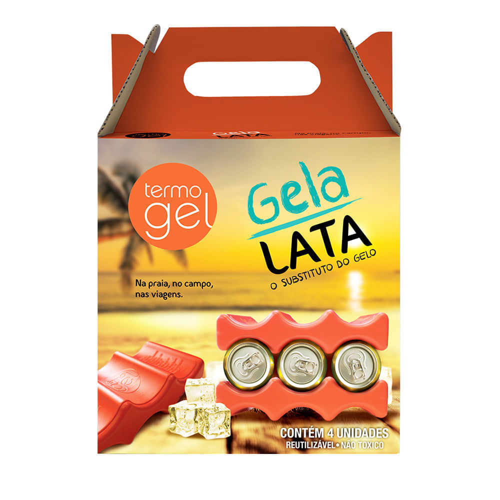 Gela Lata Termogel Kit 4 Unidades