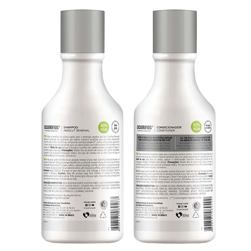 Inoar Duo Cicatrifios Kit Shampoo + Condicionador