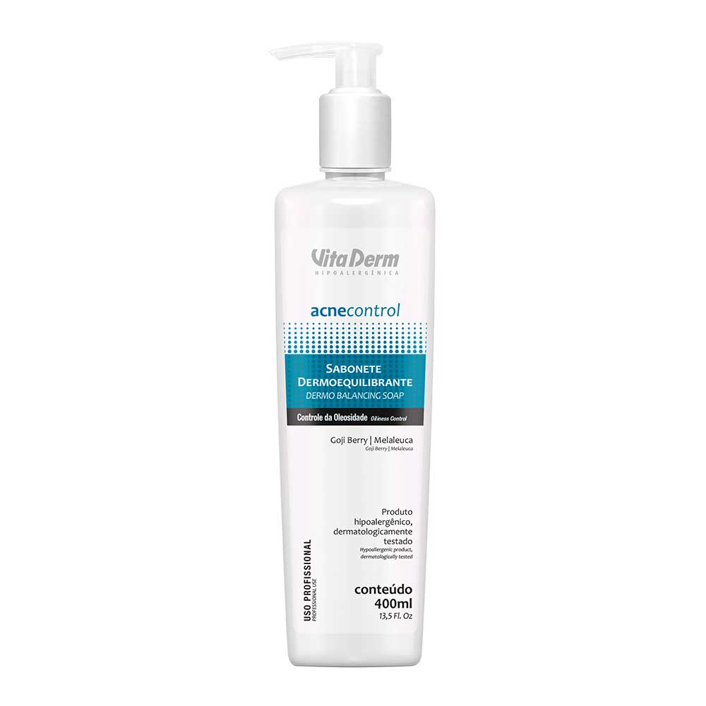 Sabonete Dermoequilibrante Vita Derm – Acne Control Profissional 400ml