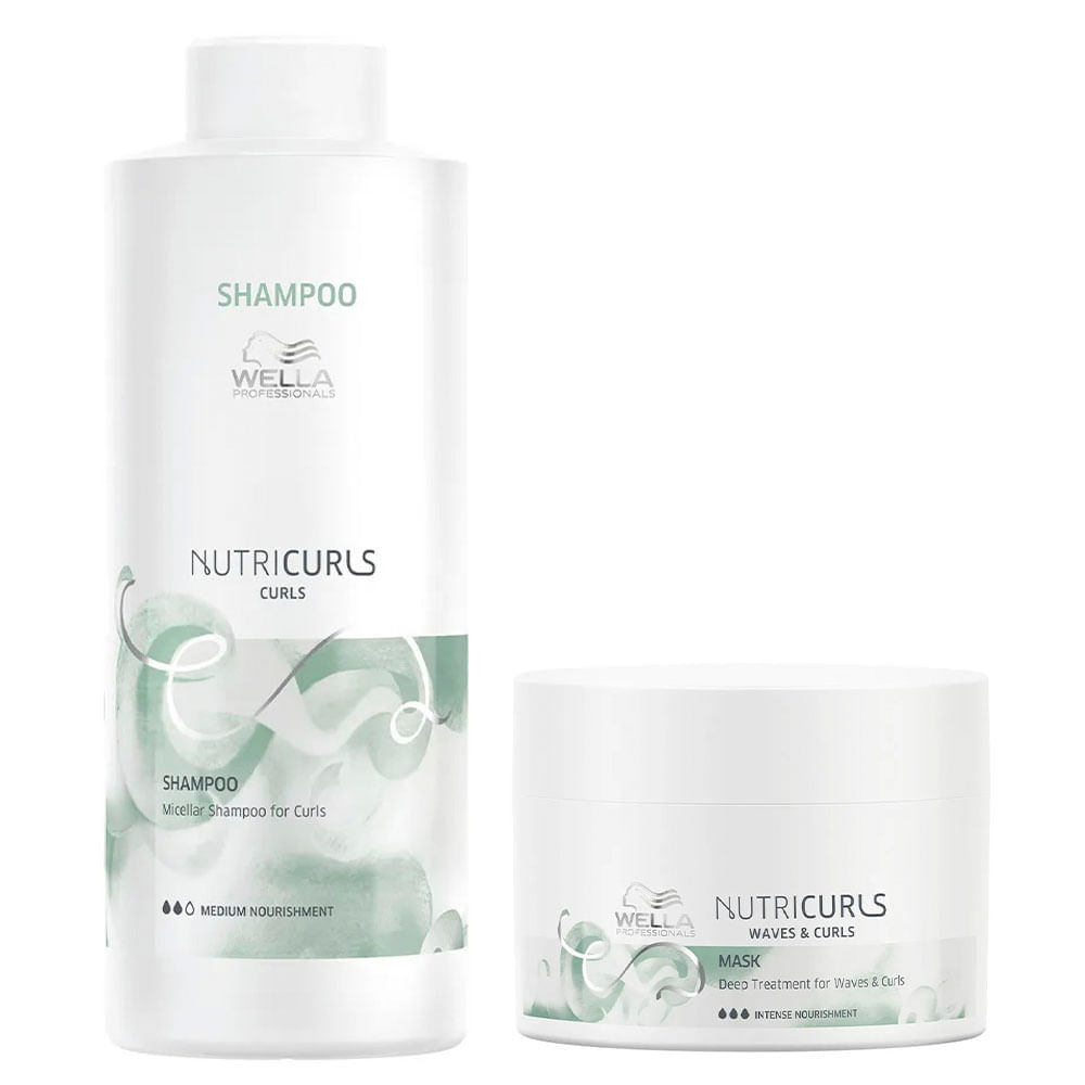 Wella Professionals Nutricurls Kit – Shampoo + Máscara