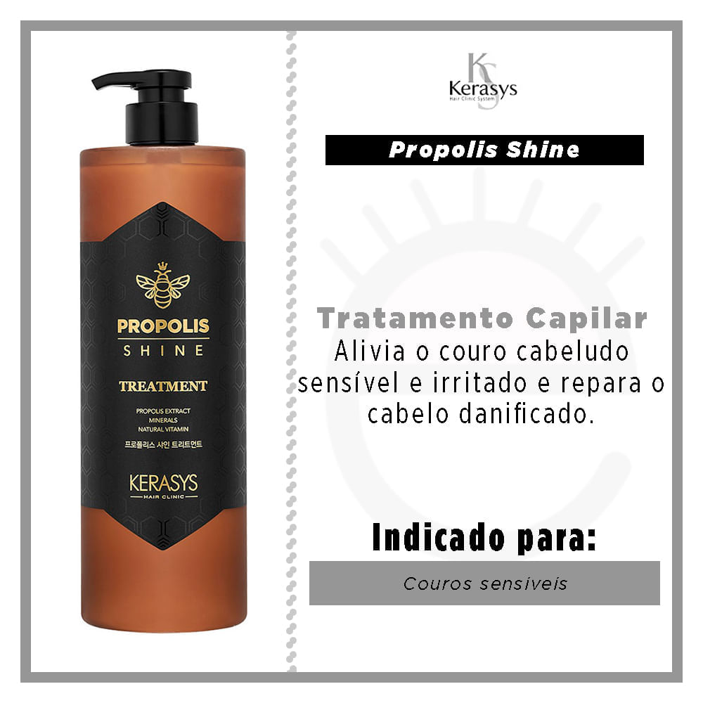 Máscara de Tratamento Propolis Shine Kerasys 1L