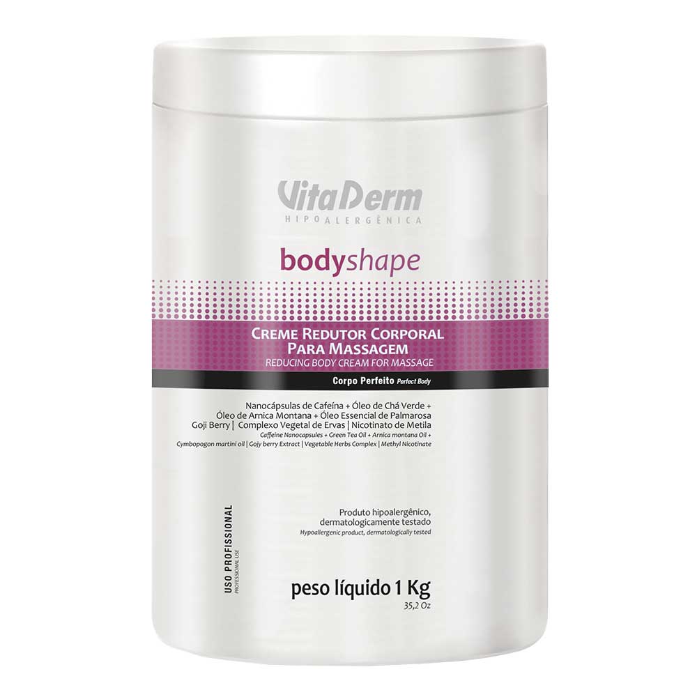 Creme Redutor Corporal Vita Derm – Body Shape Profissional 1kg