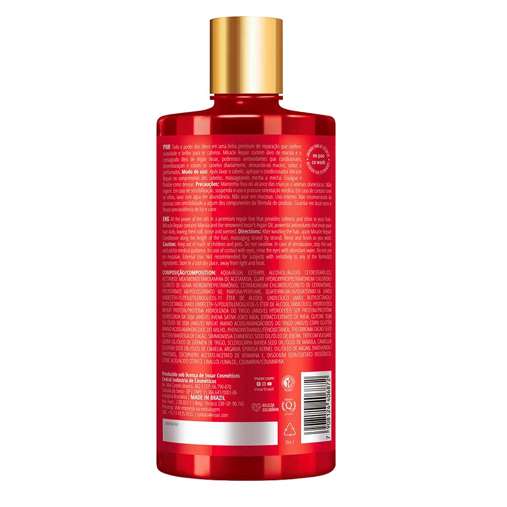 Inoar Miracle Repair Condicionador 500ml